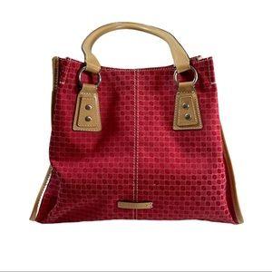 Nine & Co by Nine West - Red and Tan Handbag